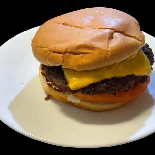 Jimmy's Double Cheeseburger.