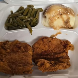 Fried Pork Chops Dinner