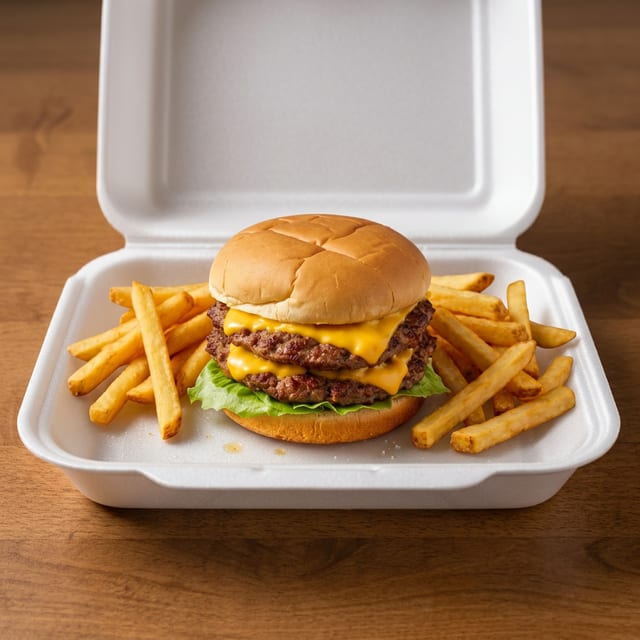 Jimmy's Double Cheeseburger.
