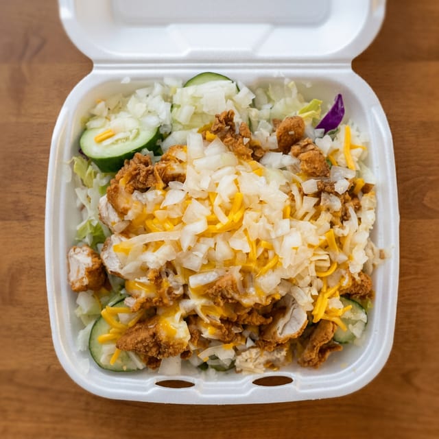 Fried Chicken Salad.