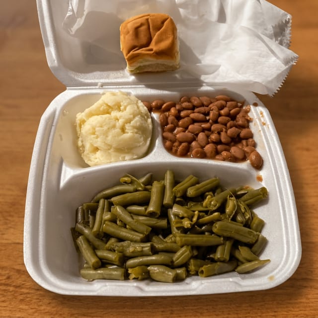 Vegetable Plate - 3 Sides.