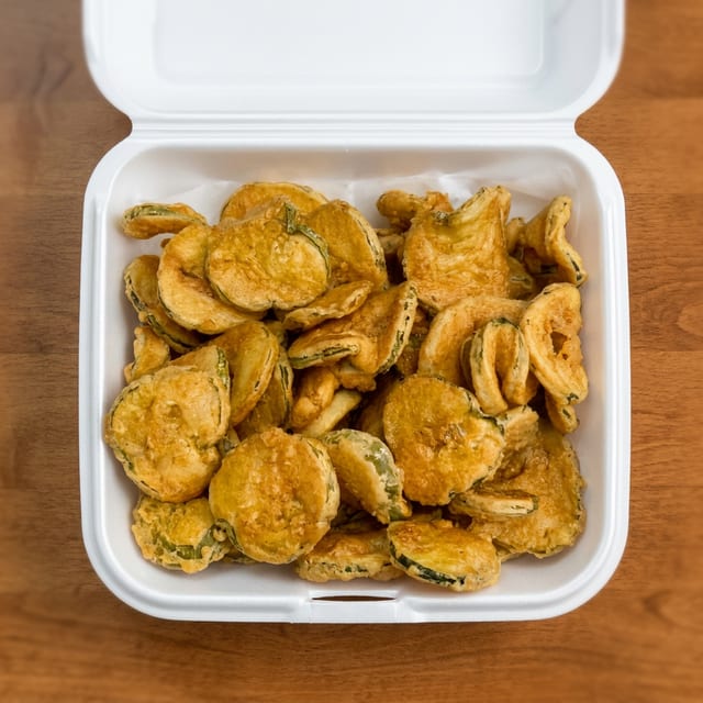 Fried Pickles with Ranch.